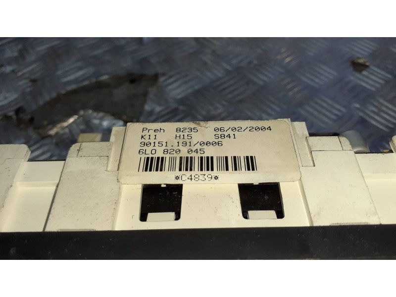 Recambio de mando calefaccion / aire acondicionado para seat cordoba berlina (6l2) referencia OEM IAM 6L0820045  