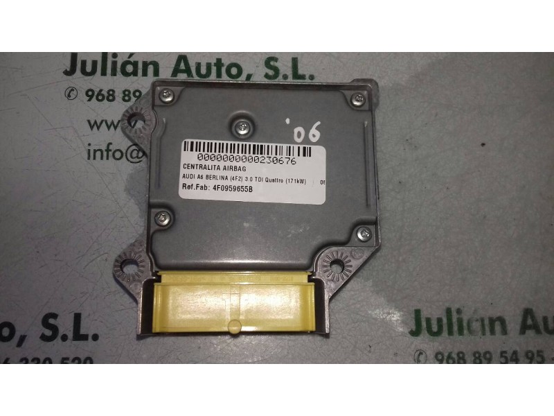 Recambio de centralita airbag para audi a6 berlina (4f2) 3.0 tdi quattro (171kw) referencia OEM IAM 4F0959655B SW4F0910655E 