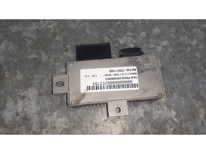 Recambio de caja precalentamiento para renault clio ii fase i (b/cbo) referencia OEM IAM 7700111525  