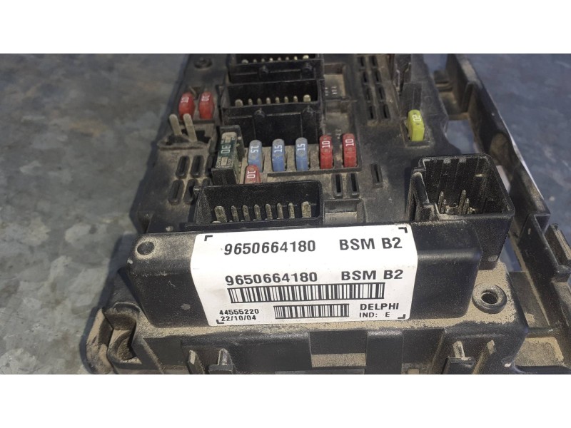 Recambio de caja reles / fusibles para peugeot 307 (s1) referencia OEM IAM 9650664180  BSM B2