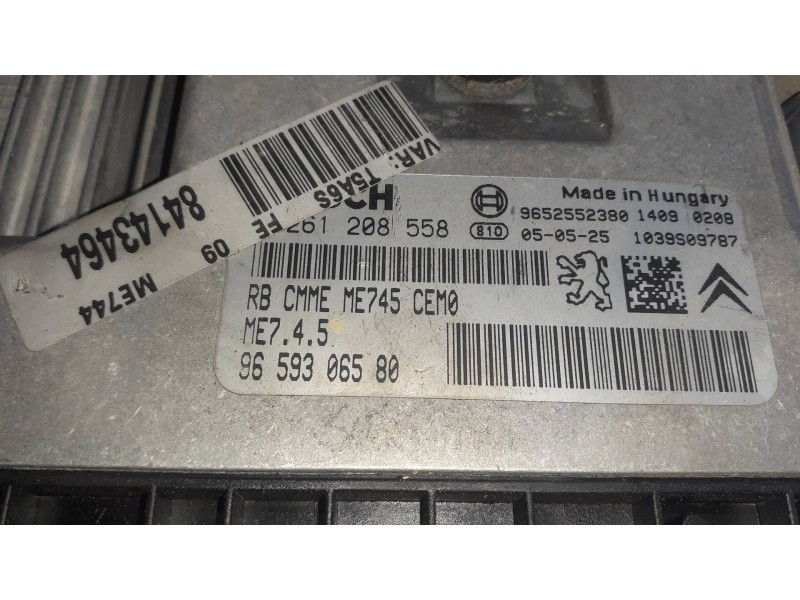 Recambio de centralita motor uce para peugeot 307 (s1) referencia OEM IAM 9659306580  0261208558