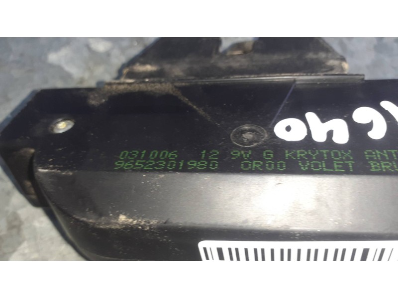 Recambio de cerradura maletero / porton para citroen xsara picasso referencia OEM IAM 9652301980  3 PINES