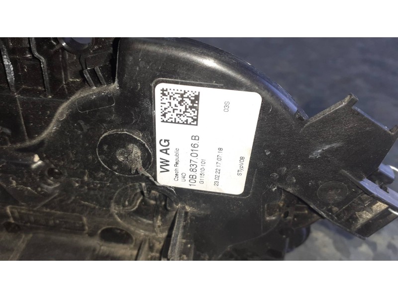 Recambio de cerradura puerta delantera derecha para seat ibiza kj referencia OEM IAM 10B837016B 5 PINES ELECTRICA