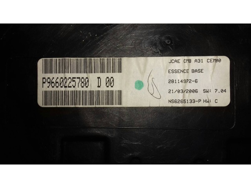 Recambio de cuadro instrumentos para citroen c3 1.1 collection referencia OEM IAM 216787204F P9660225780 