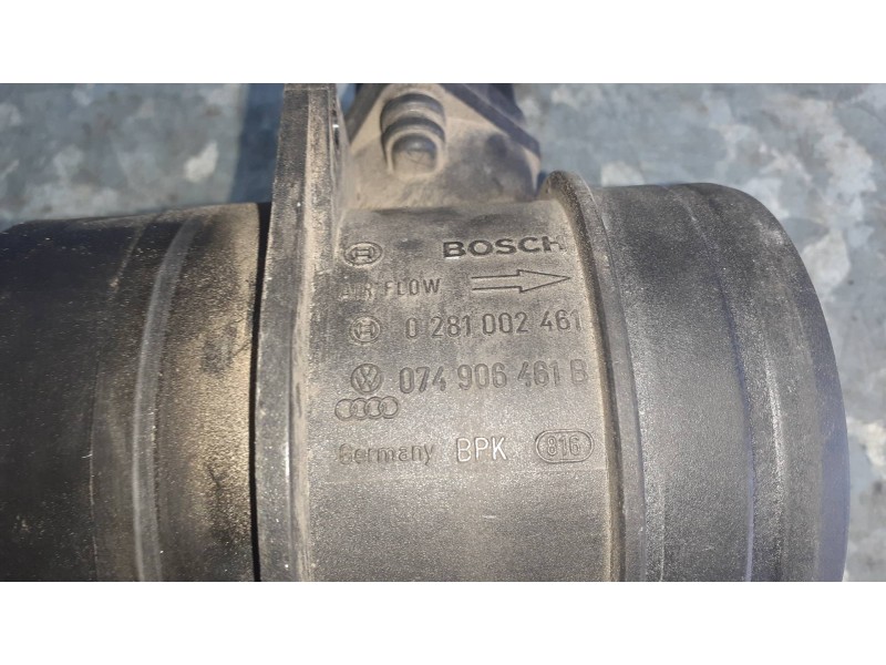Recambio de caudalimetro para audi a4 berlina (8e) referencia OEM IAM 074906461B 0281002461 5 PINES
