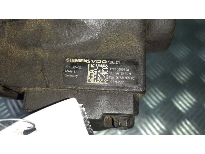 Recambio de bomba inyeccion para peugeot 407 referencia OEM IAM A2C20000598   Recambio de bomba inyeccion para peugeot 407 referencia OEM IAM A2C20000598