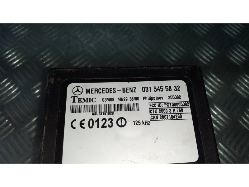 Recambio de modulo electronico para mercedes-benz sprinter 02.00  caja cerrada referencia OEM IAM 0315455832  