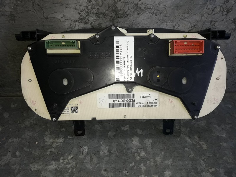 Recambio de cuadro instrumentos para opel vivaro furgón/combi (07.2006 =>) referencia OEM IAM P8200459071D 281177171 