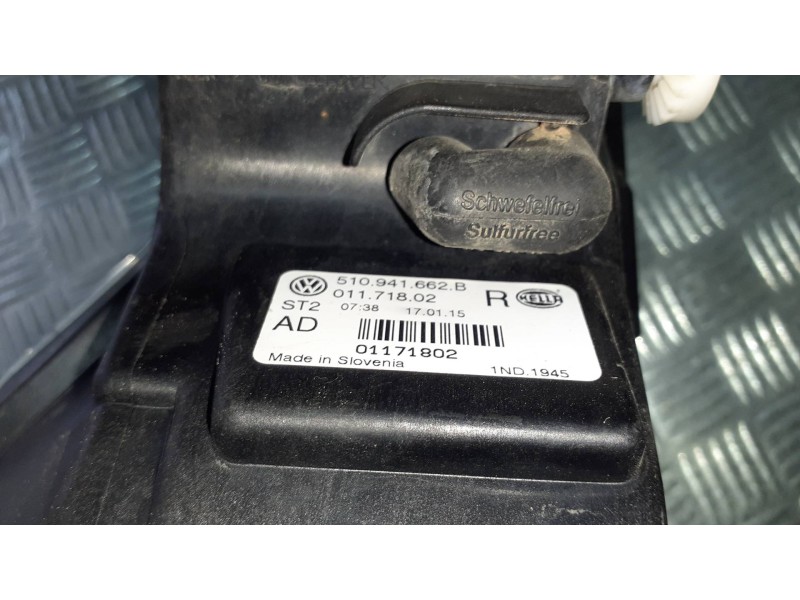 Recambio de faro antiniebla derecho para volkswagen golf vii sportsvan referencia OEM IAM 510941662B  