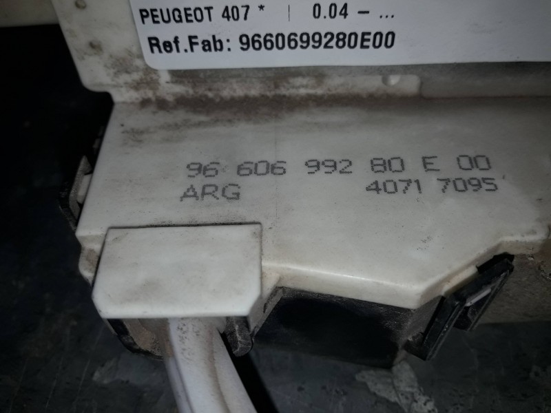 Recambio de cerradura puerta trasera izquierda para peugeot 407 referencia OEM IAM 9660699280E00 40717095 