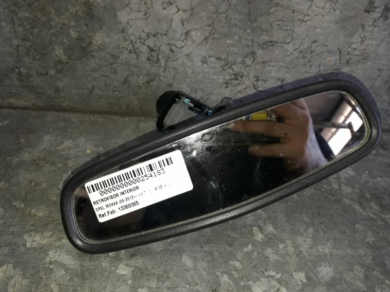 Recambio de retrovisor interior para opel mokka referencia OEM IAM 13369365 0602169053172 