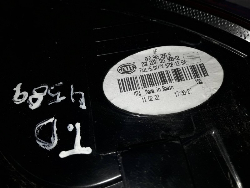 Recambio de piloto trasero derecho para seat ibiza kj referencia OEM IAM 6F0945096H 2SK229701296802 21275602