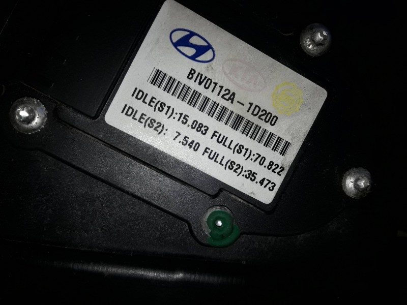 Recambio de pedal acelerador para kia carens (un) concept referencia OEM IAM 327261D200 BIV0112A1D200 