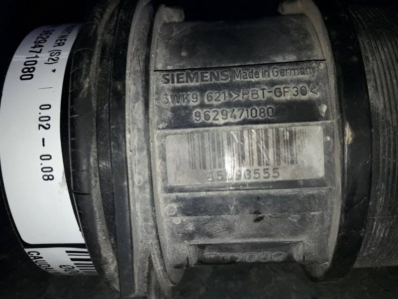 Recambio de caudalimetro para peugeot partner (s2) referencia OEM IAM 9629471080 45598555  Recambio de caudalimetro para peugeot partner (s2) referencia OEM IAM 9629471080 45598555