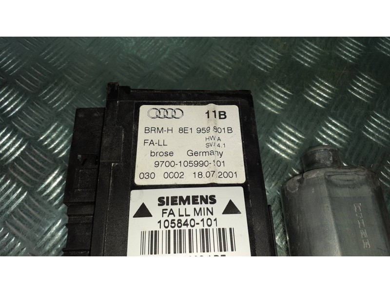 Recambio de motor elevalunas delantero izquierdo para audi a4 berlina (8e) referencia OEM IAM 8E1959801B  