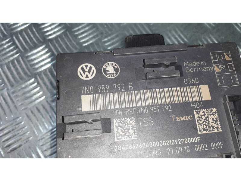 Recambio de modulo electronico para volkswagen sharan (7n1) referencia OEM IAM 7N0959792B  