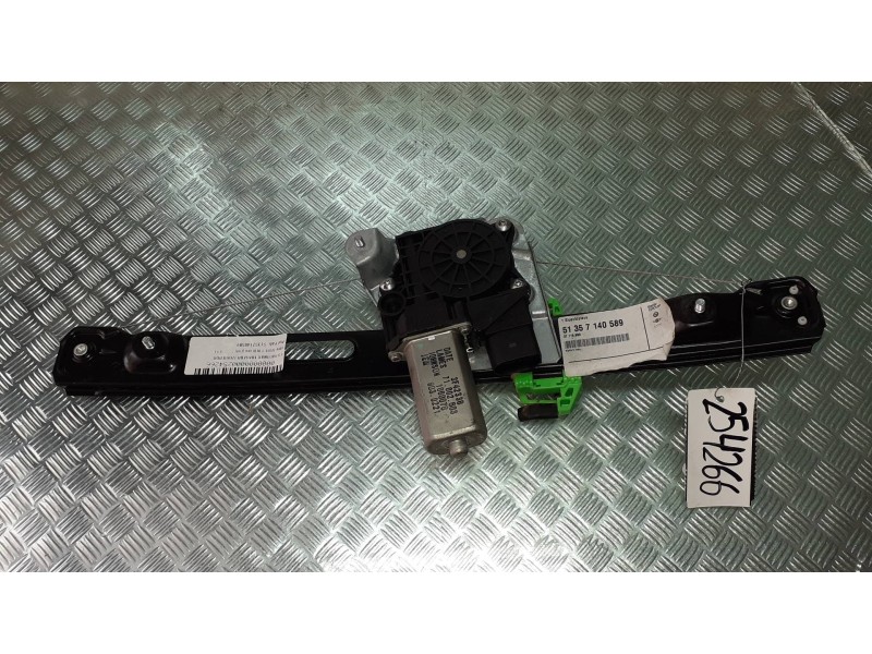 Recambio de elevalunas trasero izquierdo para bmw serie 3 berlina (e90) referencia OEM IAM 51357140589  ELECTRICO