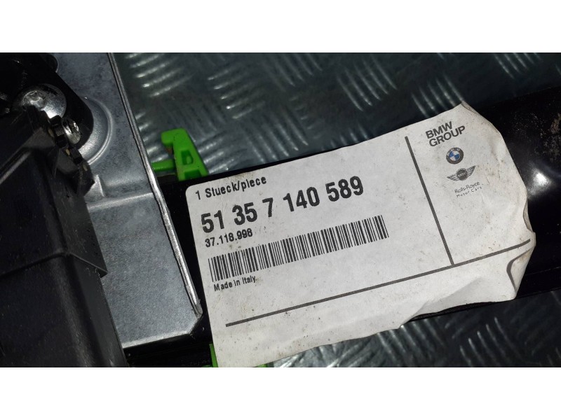 Recambio de elevalunas trasero izquierdo para bmw serie 3 berlina (e90) referencia OEM IAM 51357140589  ELECTRICO