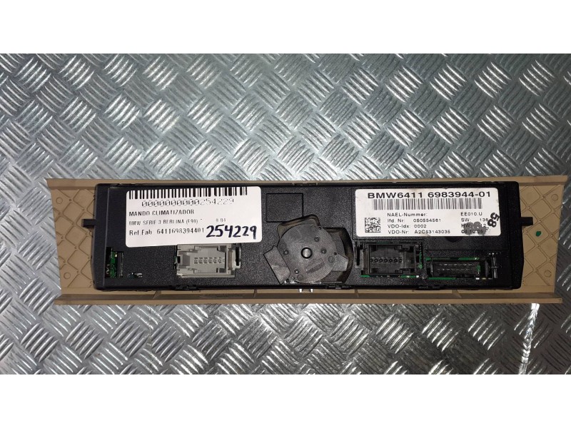 Recambio de mando climatizador para bmw serie 3 berlina (e90) referencia OEM IAM 6411698394401  A2C53143035