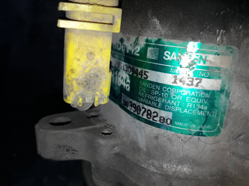 Recambio de compresor aire acondicionado para peugeot 307 (s1) referencia OEM IAM 9639078280 1437 2951309445