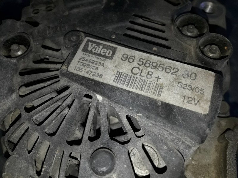 Recambio de alternador para peugeot 307 (s1) referencia OEM IAM 9656956280 2542923A 12V