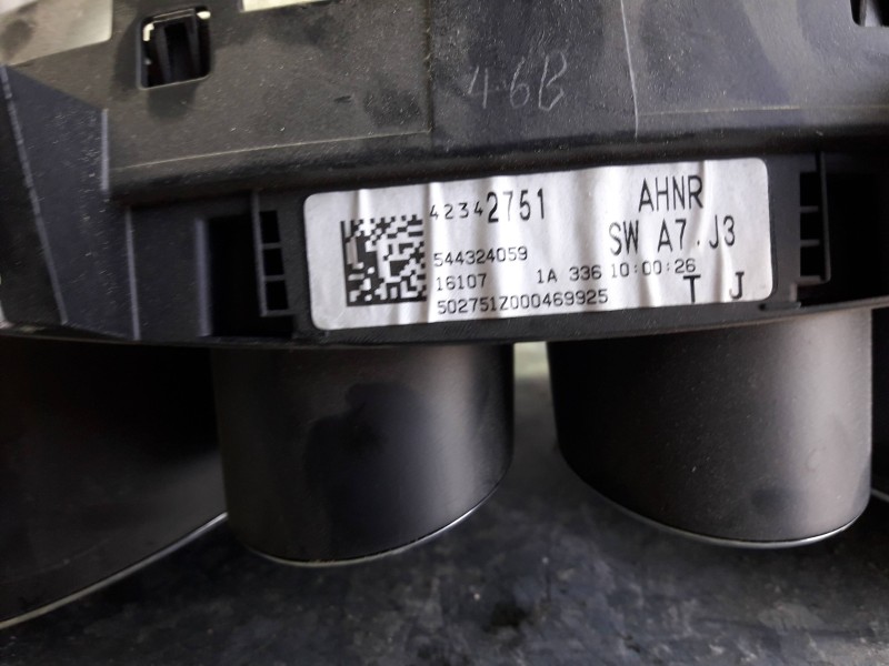 Recambio de cuadro instrumentos para opel mokka referencia OEM IAM 42342751 544324059 