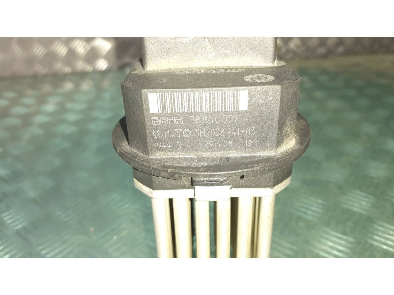 Recambio de resistencia calefaccion para citroen c4 berlina referencia OEM IAM 5HL00894103  4 PINES