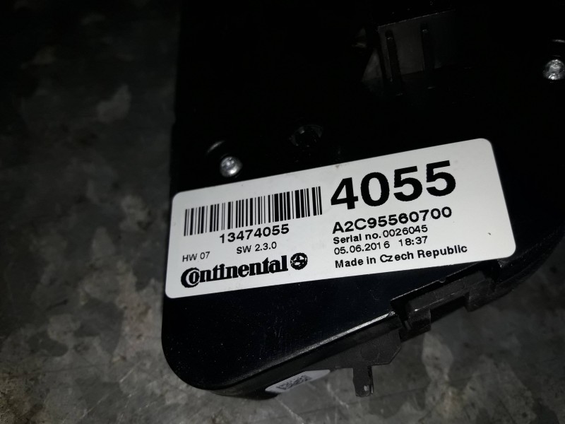 Recambio de mando climatizador para opel mokka referencia OEM IAM A2C95560700  