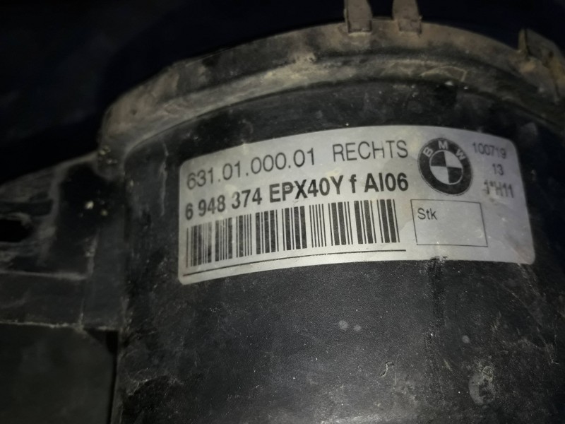Recambio de faro antiniebla derecho para bmw serie 3 berlina (e90) referencia OEM IAM 6310100001 6948374 