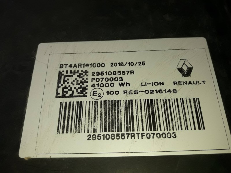 Recambio de bateria para renault zoe referencia OEM IAM 295108557R BT4AR11000 