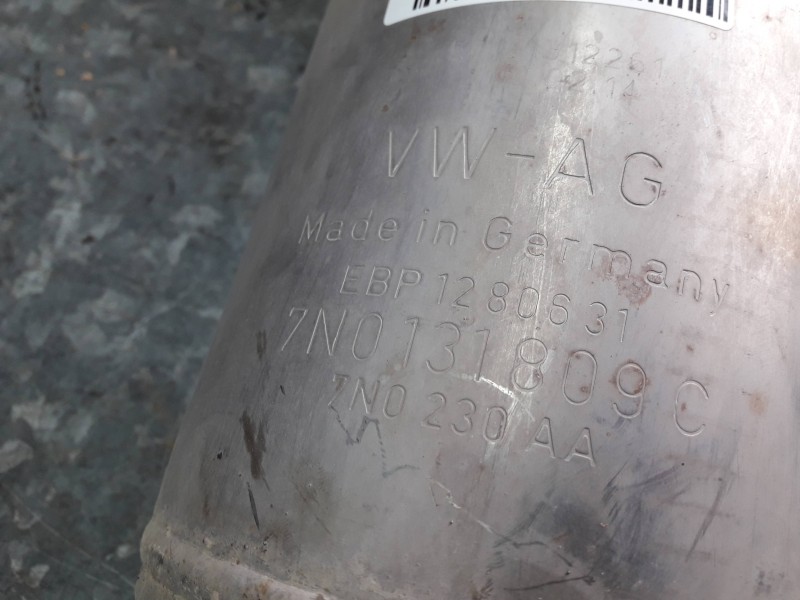 Recambio de catalizador para volkswagen sharan (7n1) referencia OEM IAM 7N0230AA EBP1280631 
