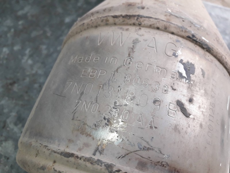 Recambio de catalizador para volkswagen sharan (7n1) referencia OEM IAM 7N0230AA EBP1280631 