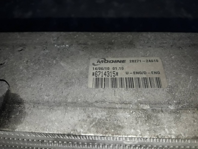 Recambio de intercooler para hyundai i30cw referencia OEM IAM 6714315 282712A610 