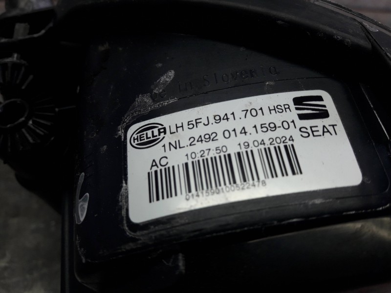 Recambio de faro antiniebla izquierdo para cupra leon (kl1) referencia OEM IAM 1NL249201415901 22013000 