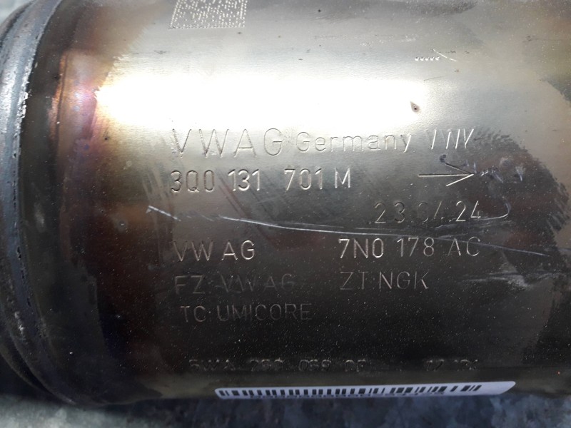 Recambio de catalizador para cupra leon (kl1) referencia OEM IAM 3Q0131701M 7N0178AC 