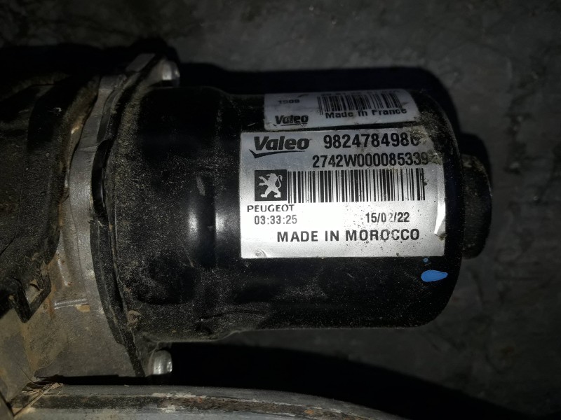 Recambio de motor limpia delantero para peugeot 2008 (p1) referencia OEM IAM 9824784980  