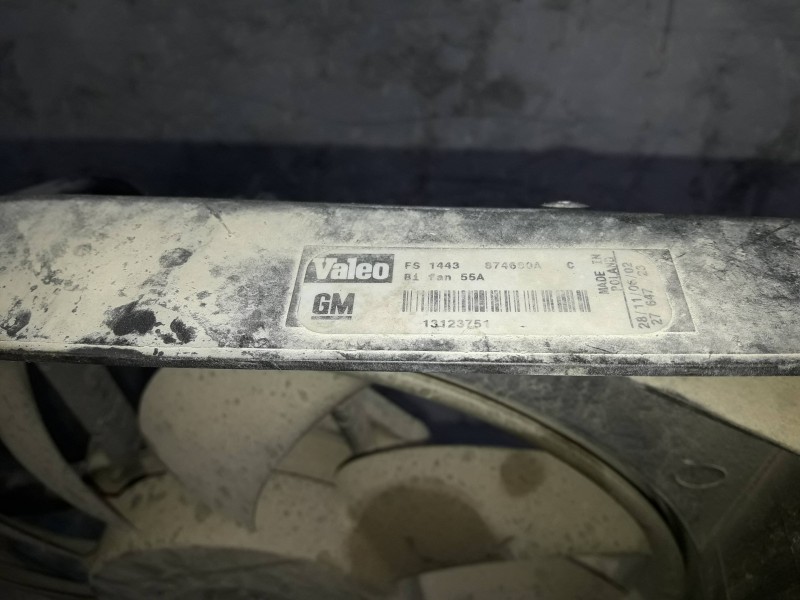Recambio de electroventilador para opel vectra c berlina referencia OEM IAM 874680A 13123751 