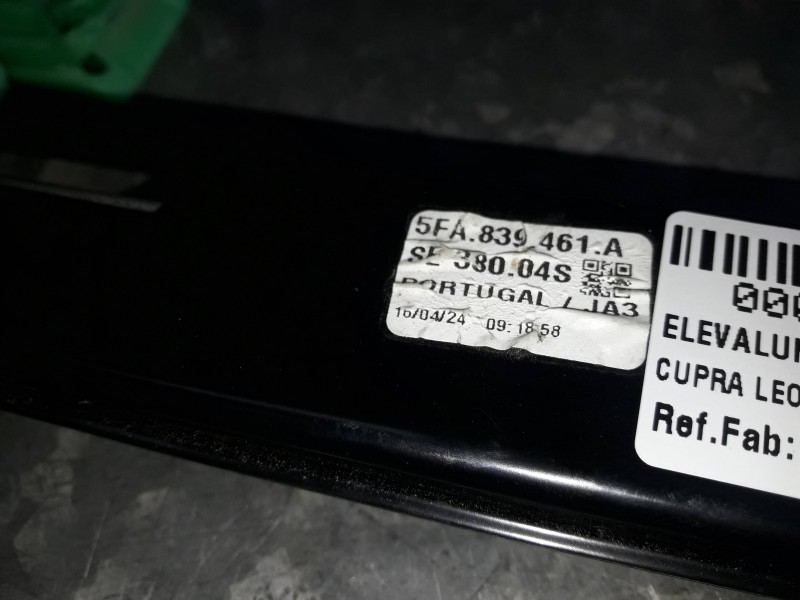 Recambio de elevalunas trasero izquierdo para cupra leon (kl1) referencia OEM IAM 5FA839461A  