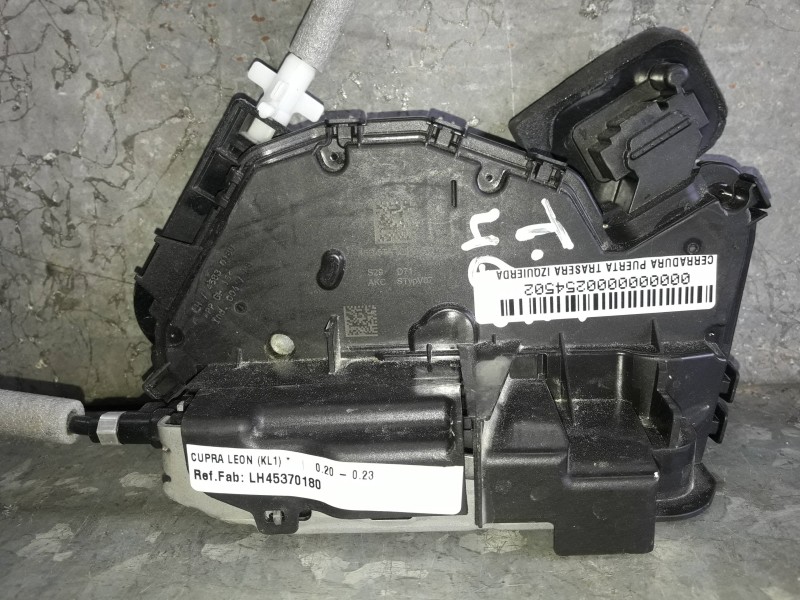 Recambio de cerradura puerta trasera izquierda para cupra leon (kl1) referencia OEM IAM LH45370180 5TA839015Q A5Q839015Q