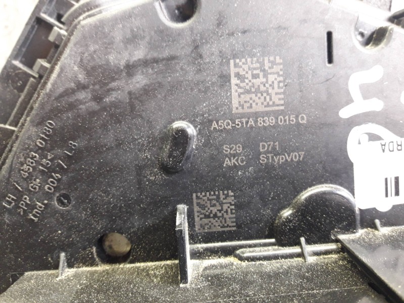 Recambio de cerradura puerta trasera izquierda para cupra leon (kl1) referencia OEM IAM LH45370180 5TA839015Q A5Q839015Q