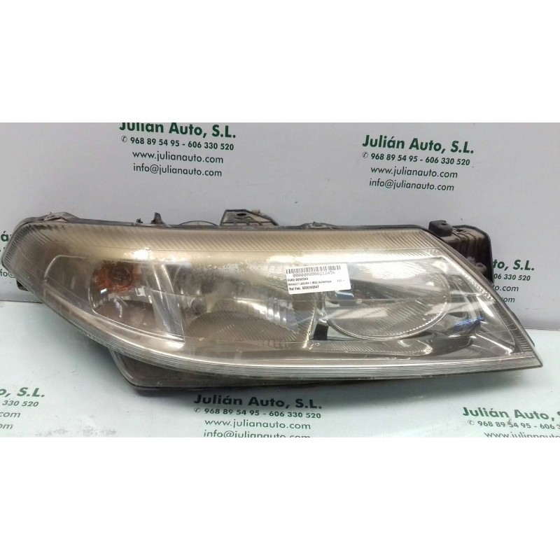 Recambio de faro derecho para renault laguna ii (bg0) authentique referencia OEM IAM 8200002847 89004686 