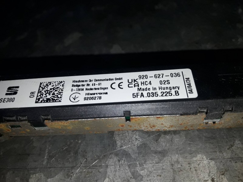 Recambio de amplificador de antena para cupra leon (kl1) referencia OEM IAM 5FA035225B 920627036 