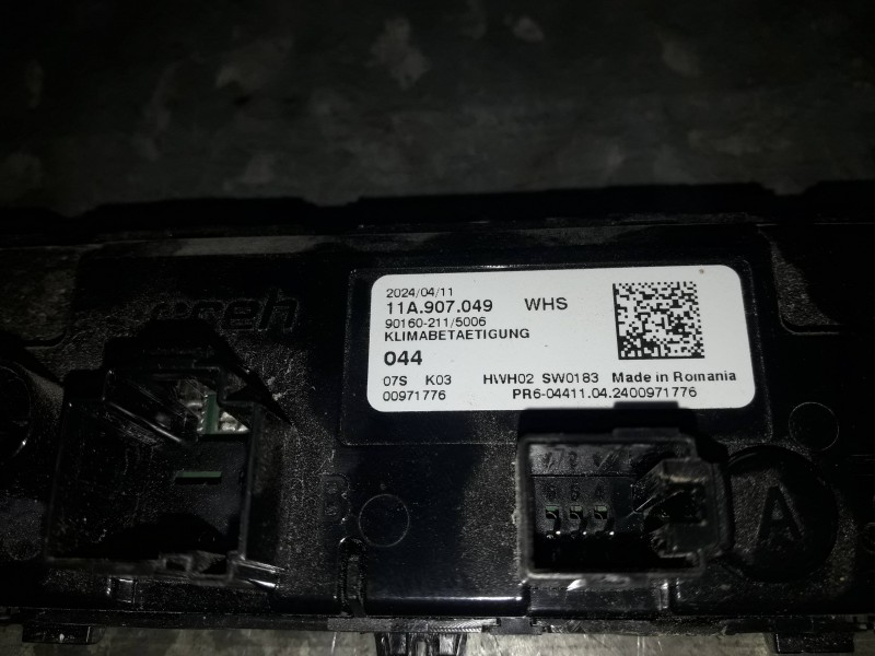 Recambio de mando climatizador para cupra leon (kl1) referencia OEM IAM 11A907049 901602115006 