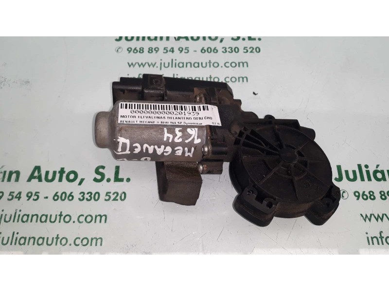Recambio de motor elevalunas delantero derecho para renault megane ii berlina 5p dynamique referencia OEM IAM 128000472  