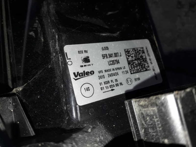 Recambio de faro izquierdo para cupra leon (kl1) referencia OEM IAM 5FB941007J LC20794 XENON