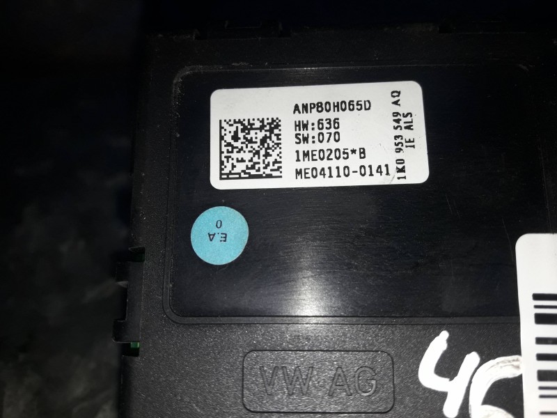 Recambio de modulo electronico para seat leon (1p1) referencia OEM IAM ANP80H065D 636070 