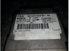 Recambio de centralita airbag para peugeot 207 referencia OEM IAM 9663593480 0285010112 BOSCH 2