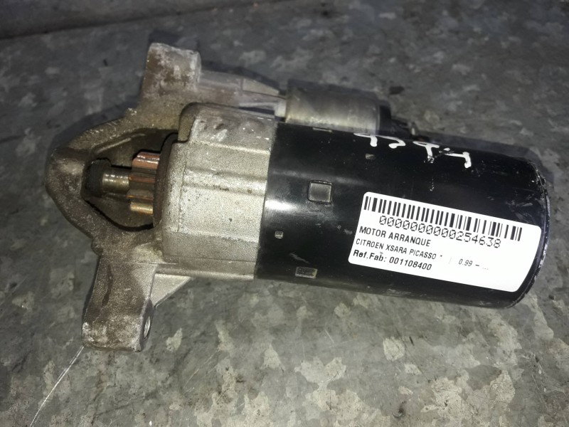Recambio de motor arranque para citroen xsara picasso referencia OEM IAM 001108400 9648111680 BOSCH