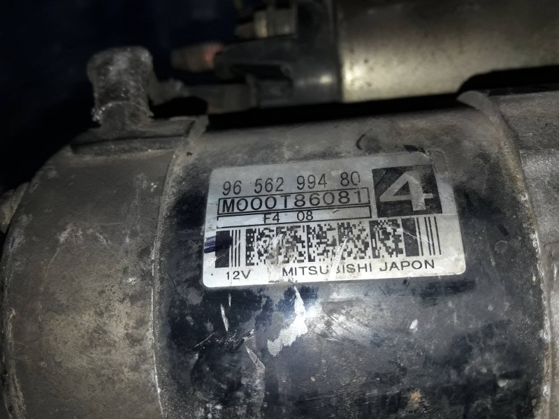 Recambio de motor arranque para peugeot 307 (s1) referencia OEM IAM 9656299480  