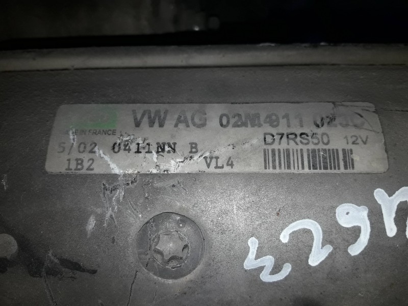 Recambio de motor arranque para audi a3 (8l) referencia OEM IAM 02W14011023C 0411NNB 